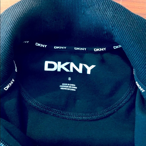 DKNY, Men’s Heavy Weight Track Jacket with Detailed Trim, Black, size S - Picture 2 of 8